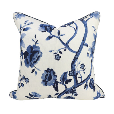 Indigo Floral Cushion