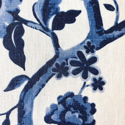 Indigo Floral Cushion