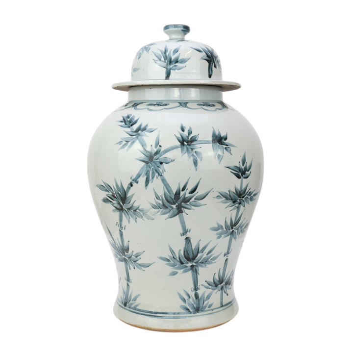 Indigo Garden Temple Jar Sml