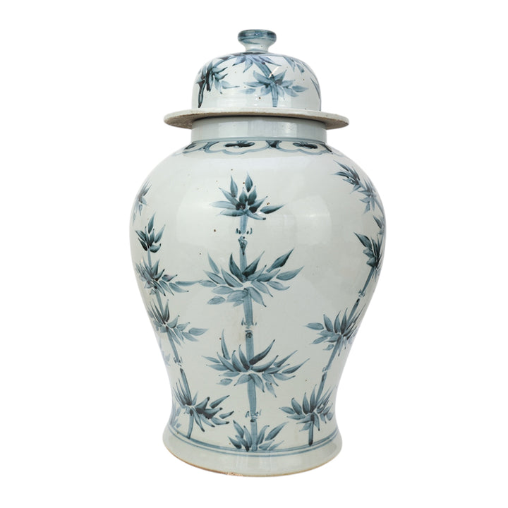 Indigo Garden Temple Jar Sml