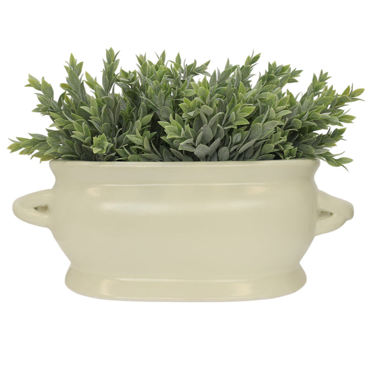 Cream Porcelain Planter
