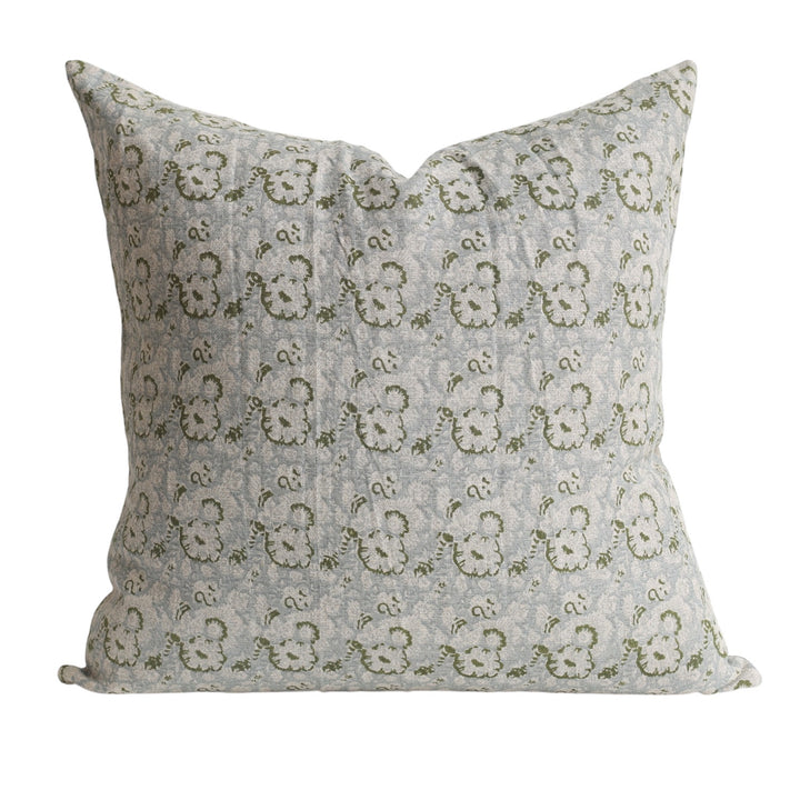 Lauren Floral Blue Cushion