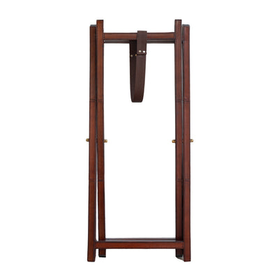 Leather Butlers Tray and Stand