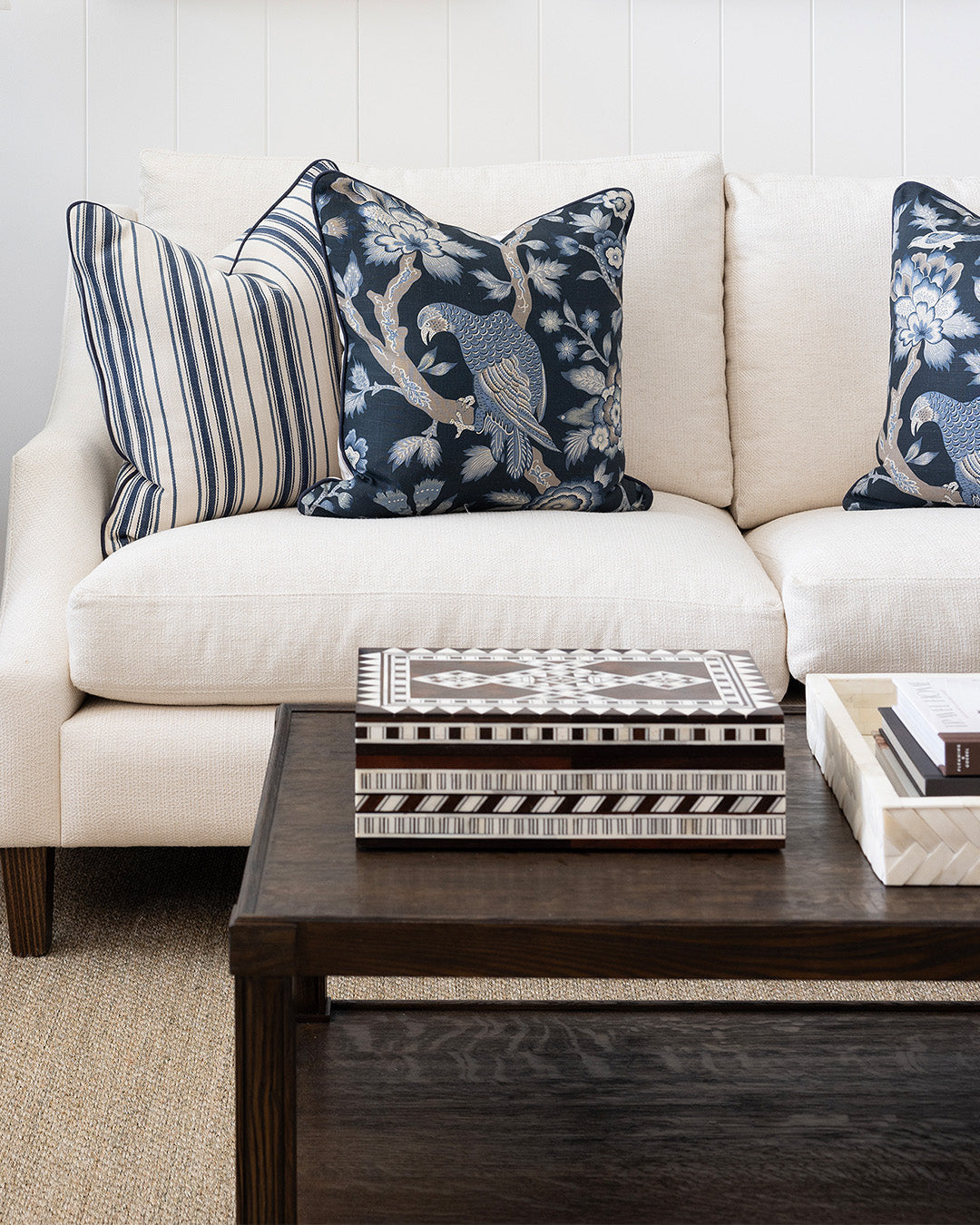 Leela Wood & Bone Patterned Box