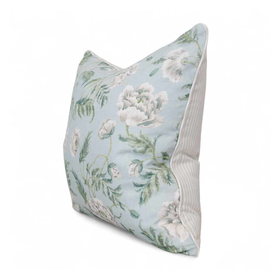 Leonora Blue Floral Cushion