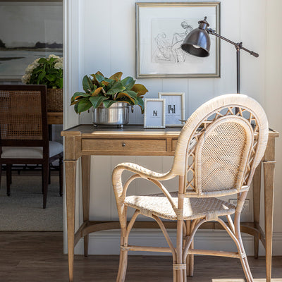 Evelyn Light Timber Desk
