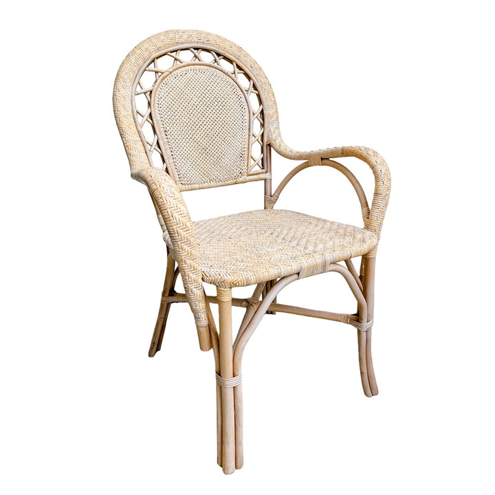 Lola Rounded Back Chair - Light