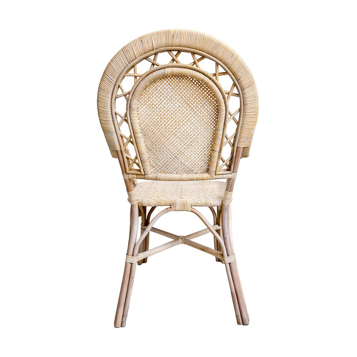 Lola Rounded Back Chair - Light