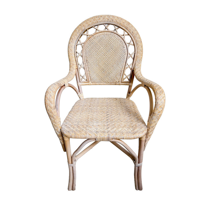 Lola Rounded Back Chair - Light