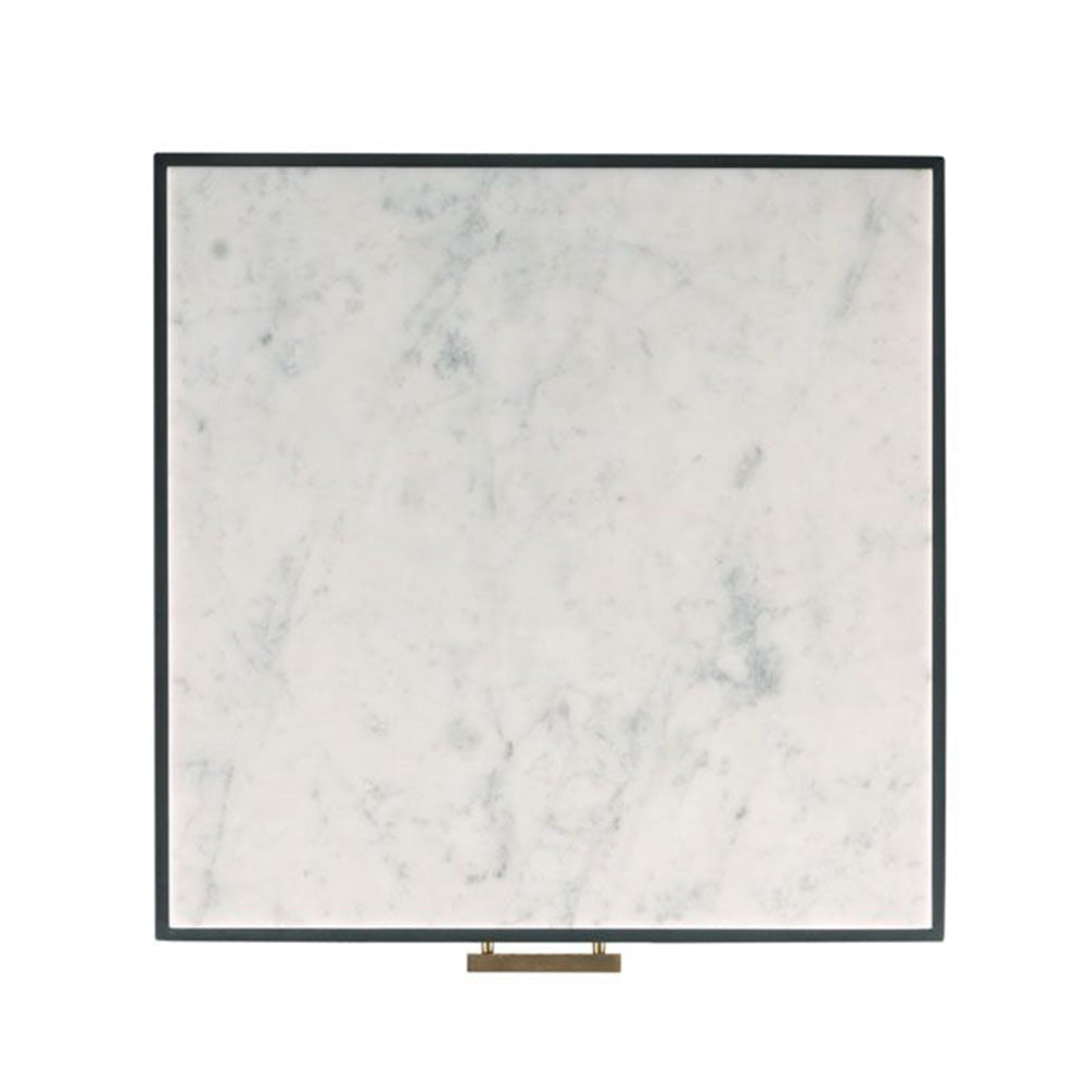 Marble Top Bedside Table Coal