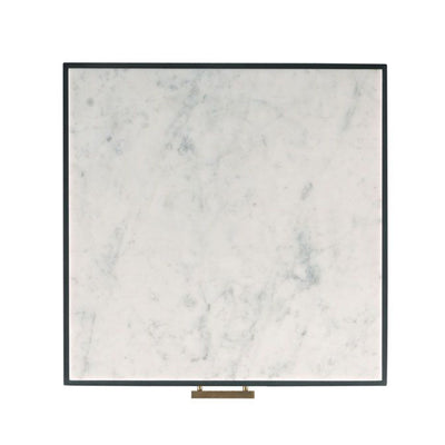 Marble Top Bedside Table Coal
