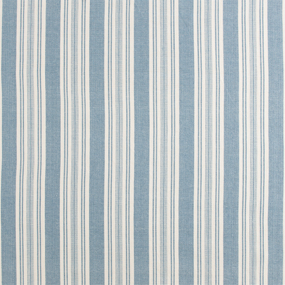 Marcus Chair in Wide Sky Blue Stripe