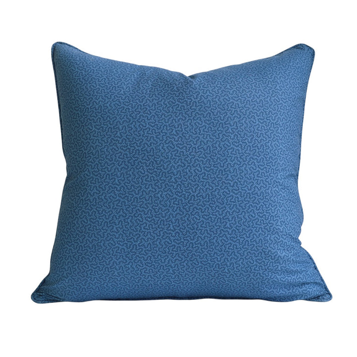 Marine Blue Coral Cushion