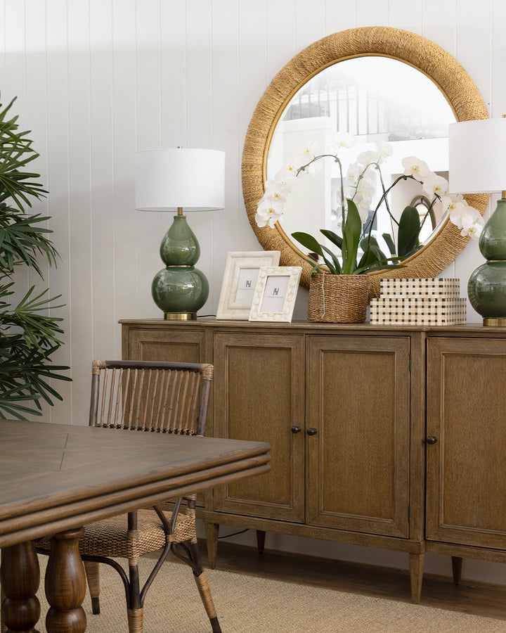 Mariner Round Mirror Natural
