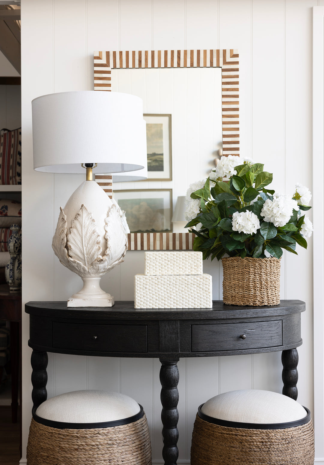 Martha Demilune Table