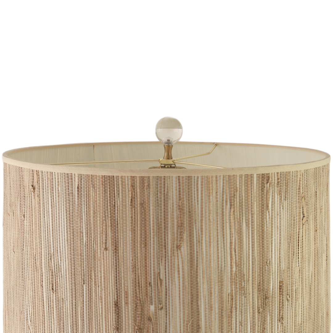 Meadow White Textured Lamp