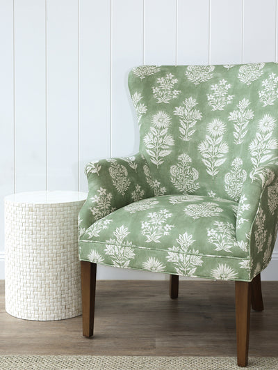 Megan Chair in Green Wildflower