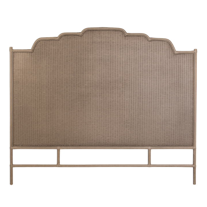 Miami Rattan Bedhead Mud Grey