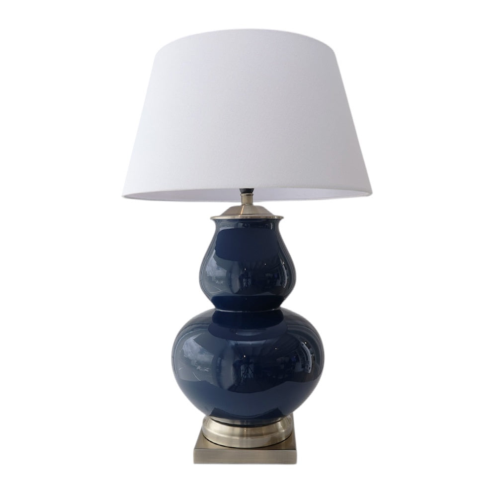 Midnight Blue Gourd Lamp