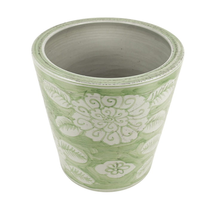Mint Green Porcelain Planter