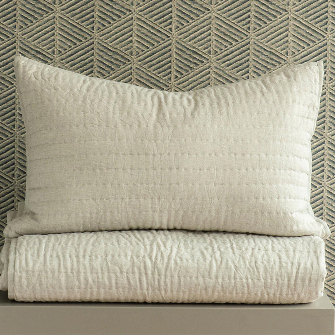 Misaka Oatmeal Bedding Set K