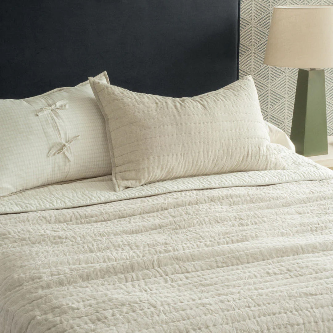 Misaka Oatmeal Bedding Set Q