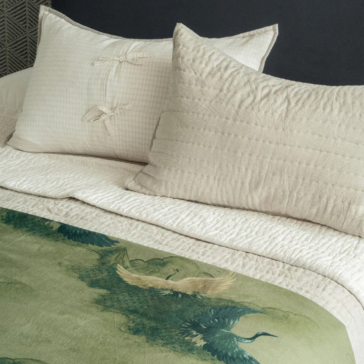 Misaka Oatmeal Bedding Set Q