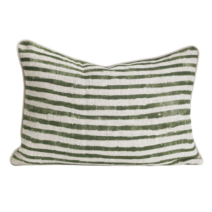 Moss Green Stripe Lumbar