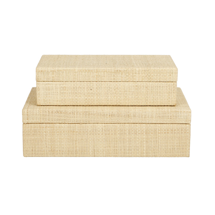 Natural Raffia Box