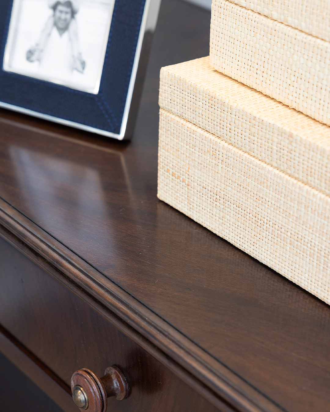 Natural Raffia Box