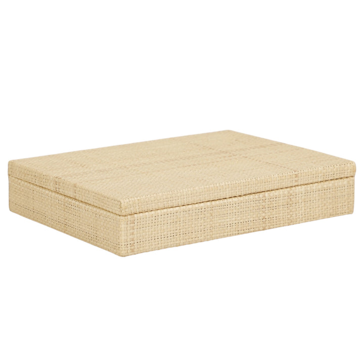 Natural Raffia Card Box