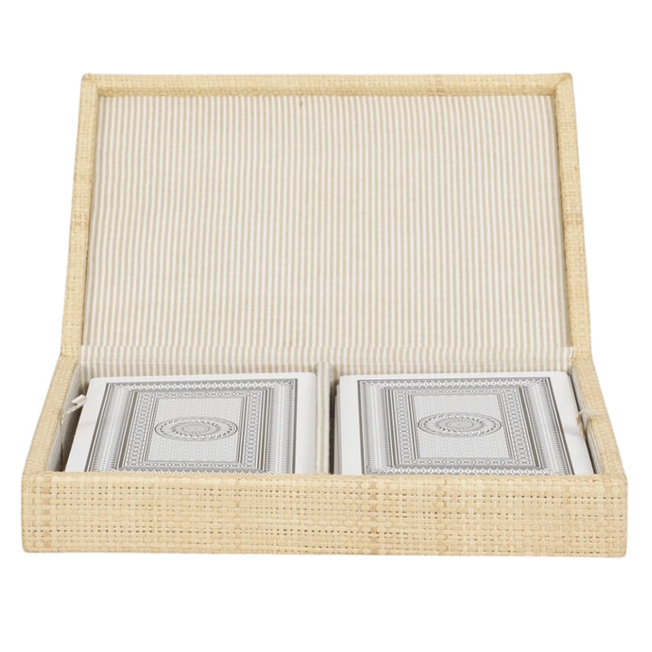 Natural Raffia Card Box