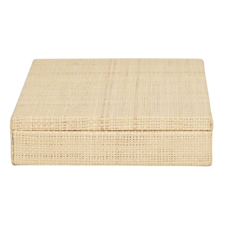 Natural Raffia Card Box