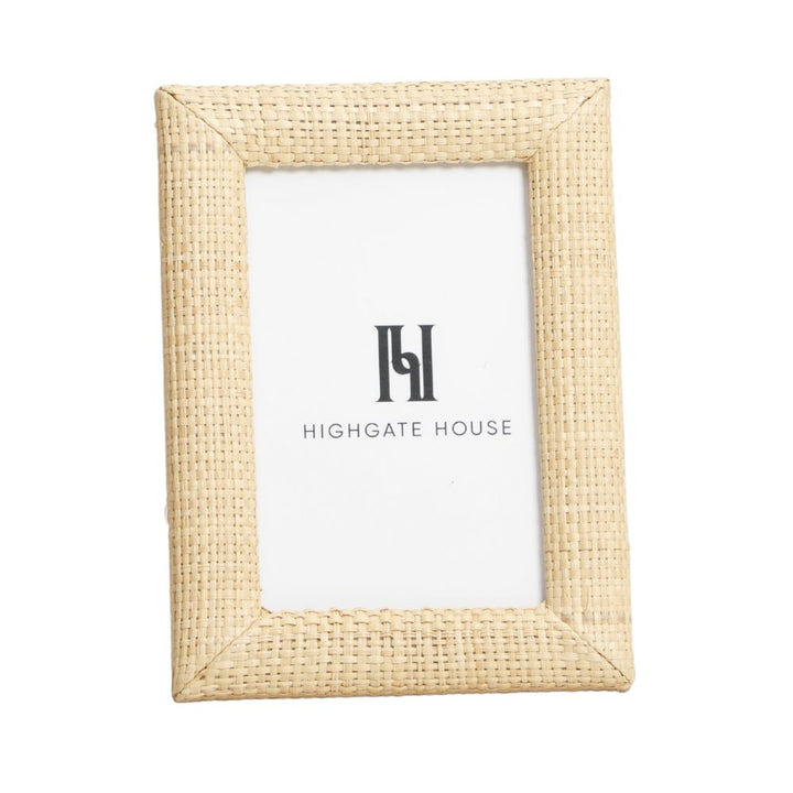 Natural Raffia Photo Frame