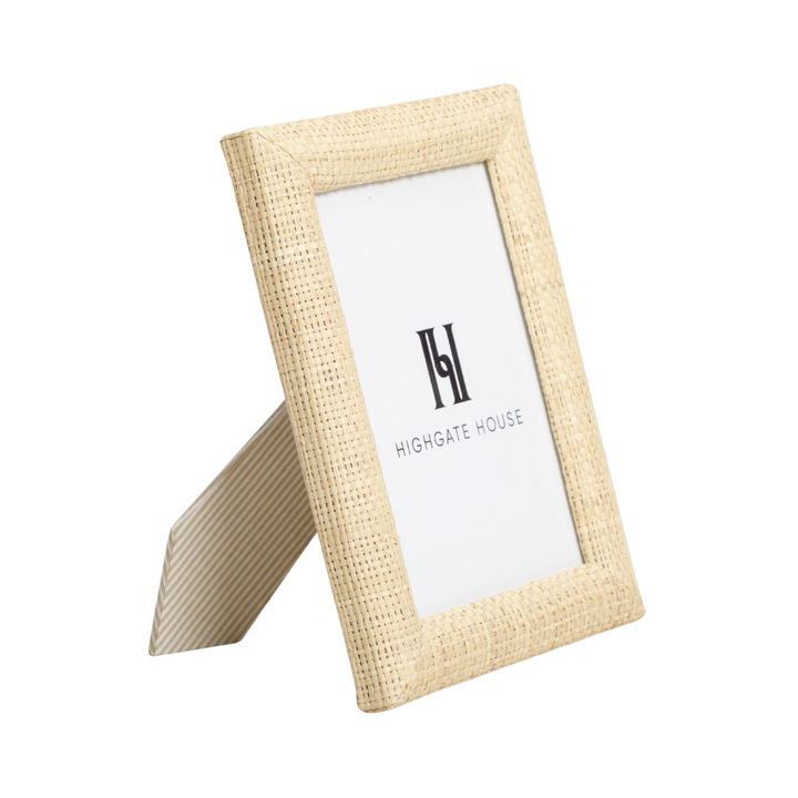Natural Raffia Photo Frame