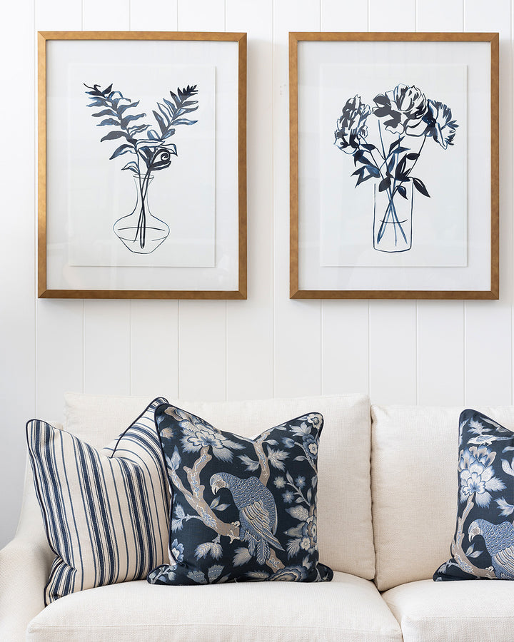 Navy Still Life Floral 1