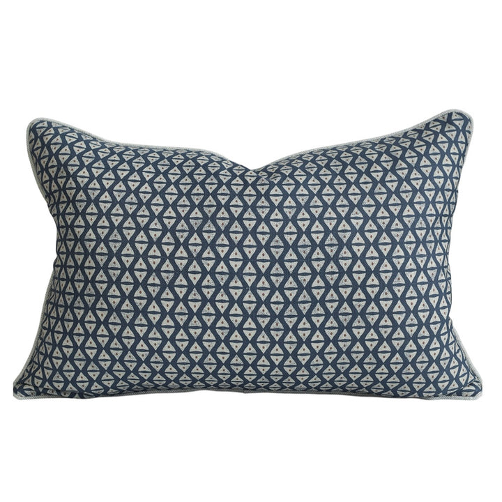 Navy Triangles Lumbar