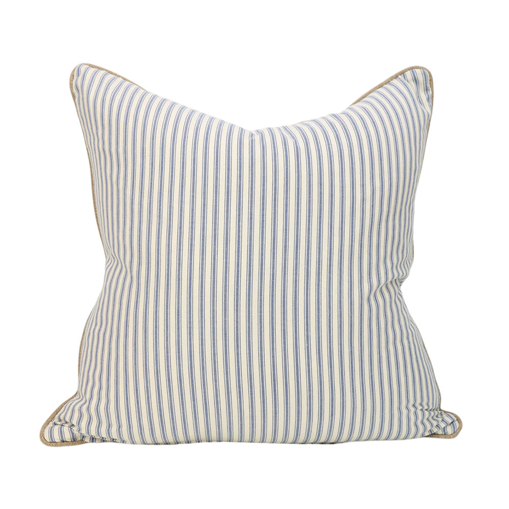 Navy Botanical Cushion