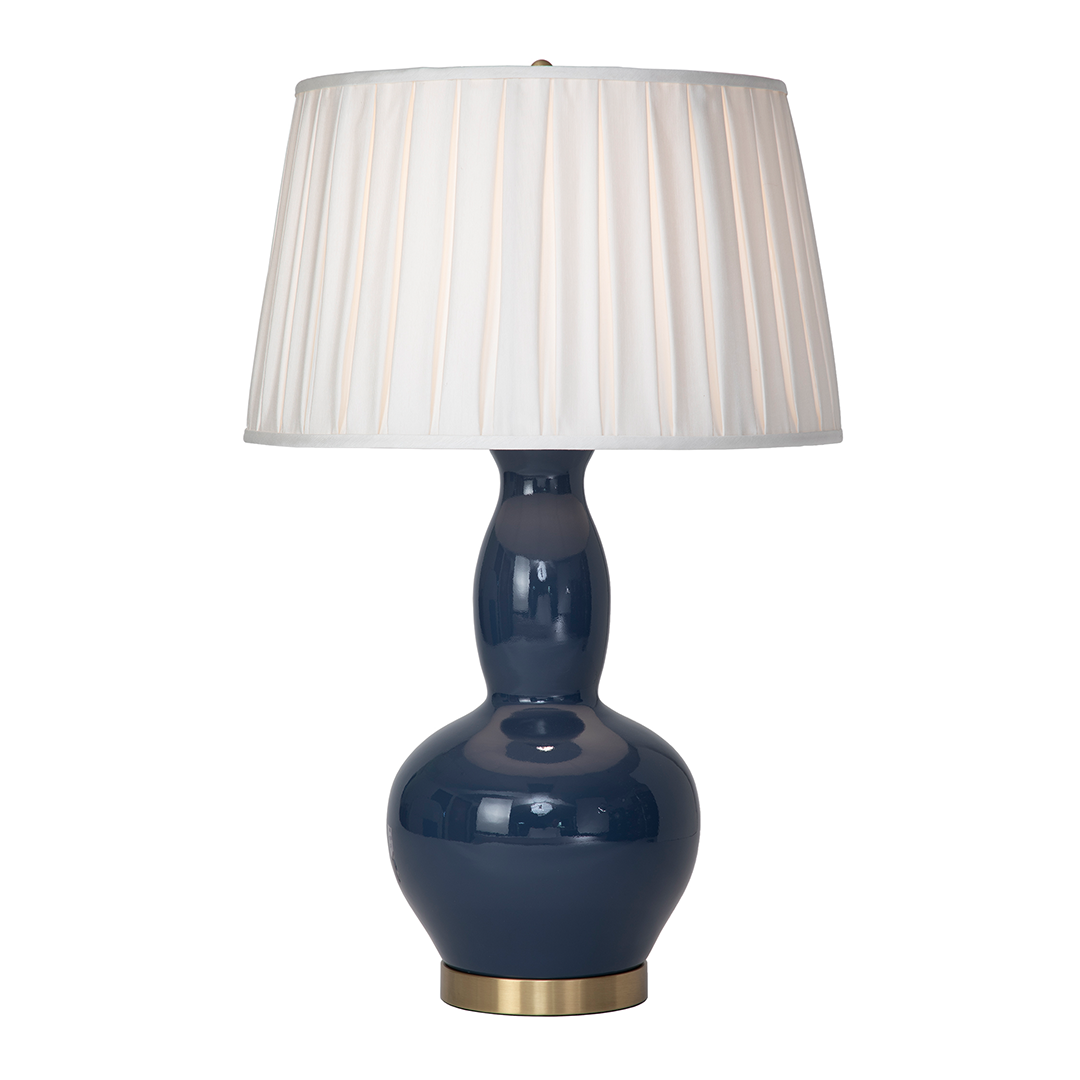 Navy Gourd Lamp