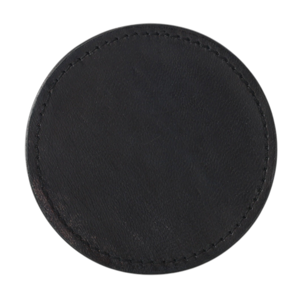 Navy Leather Coasters