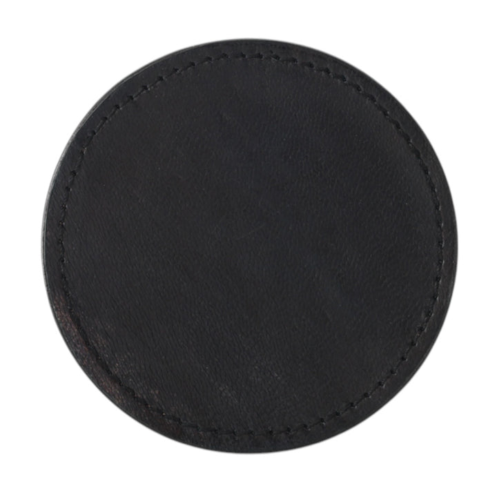 Navy Leather Coasters