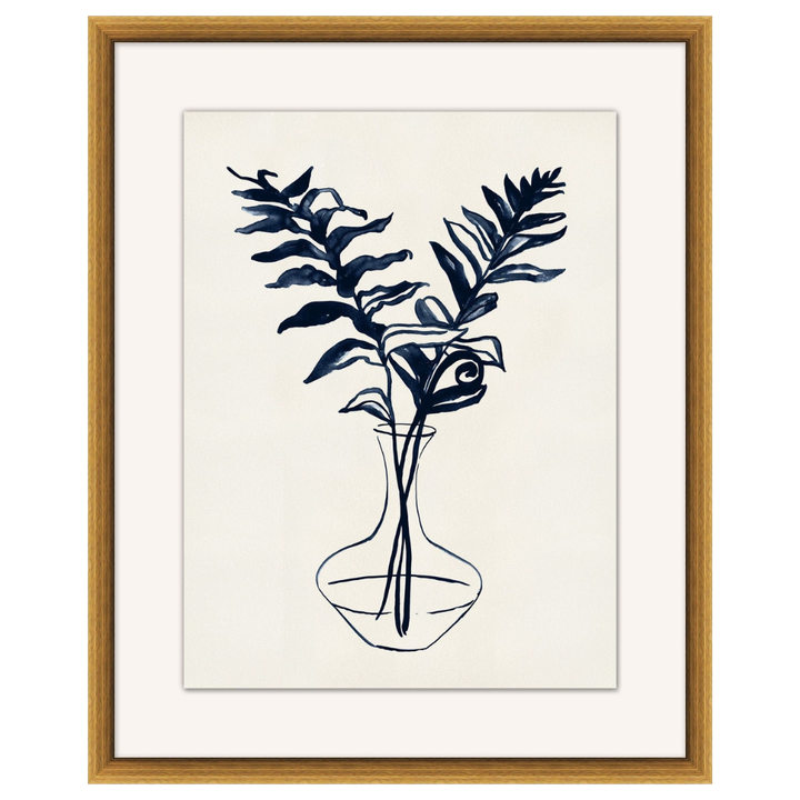 Navy Still Life Floral 3