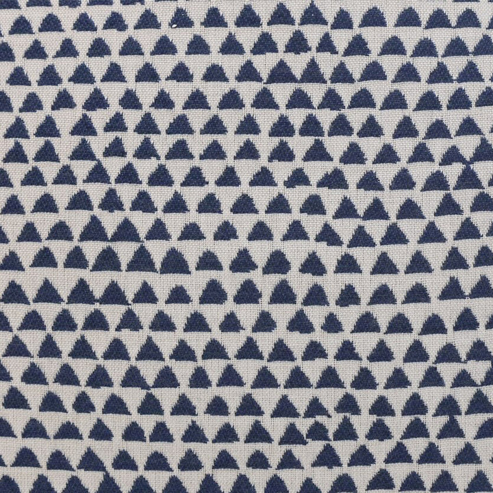 Navy Triangle Outdoor Cushion