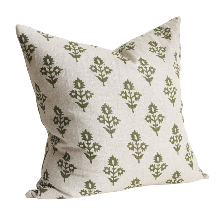 Nora Motif Green Cushion