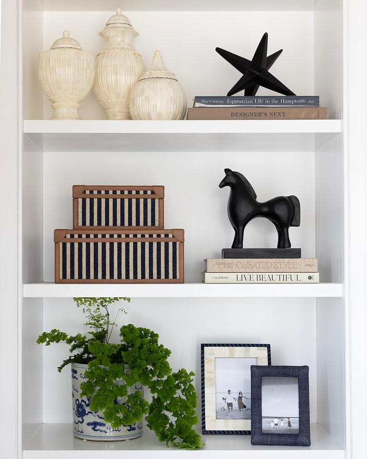 Oliver Navy Stripe Box