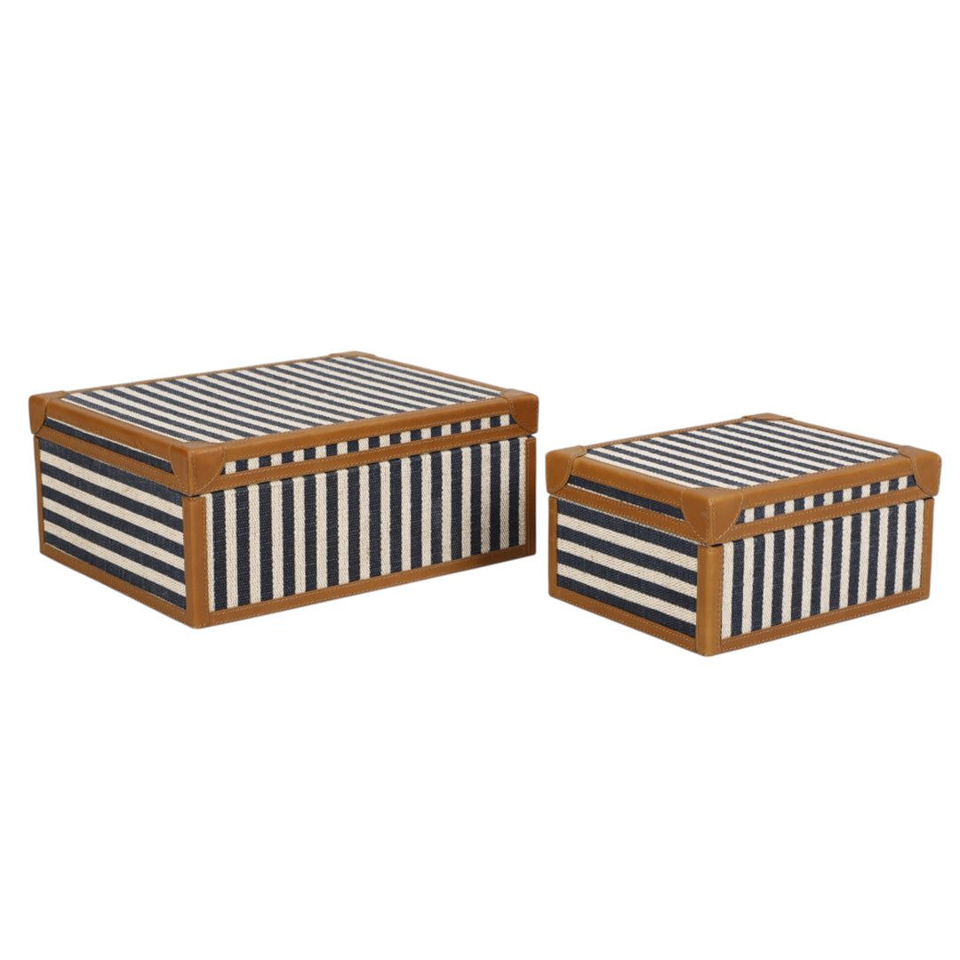 Oliver Navy Stripe Box