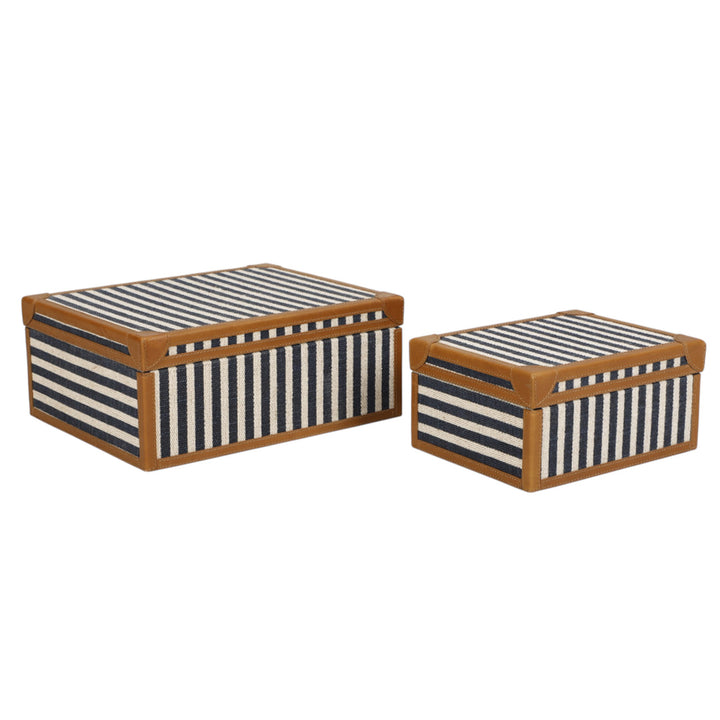 Oliver Navy Stripe Box