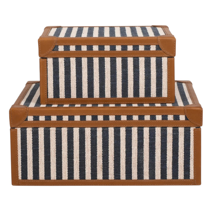 Oliver Navy Stripe Box