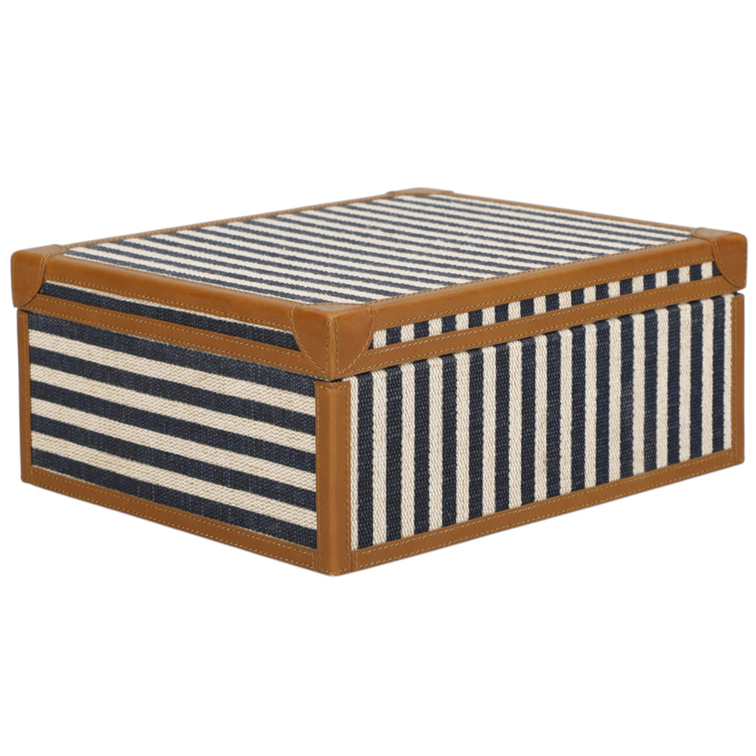 Oliver Navy Stripe Box
