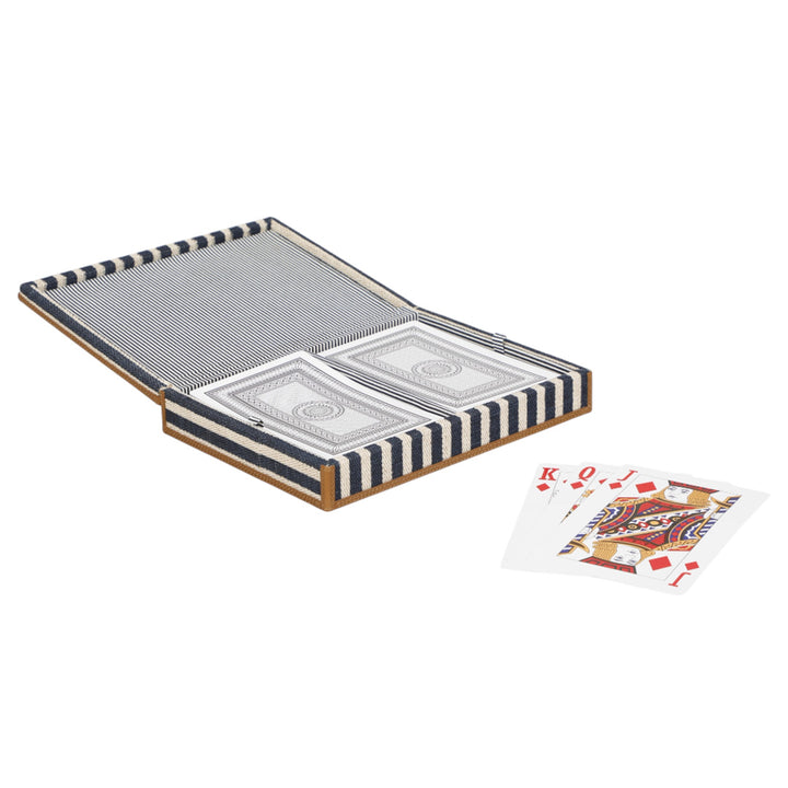 Oliver Navy Stripe Card Box